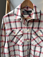 Новая хлопковая рубашка Zara, XS