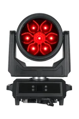 Wash B-EYE MW760-IP — вращающаяся голова 7×60 Вт с RGB-подсветкой и зумом 4°–60° IP65
