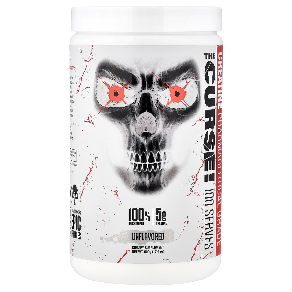 JNX Sports, The Curse, креатин, без добавок, 500 г (17,6 унции)