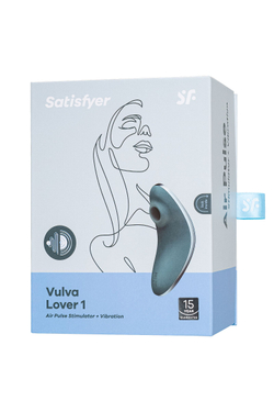 Вакуум-волновой бесконтактный стимулятор клитора Satisfyer Vulva Lover 1, синий