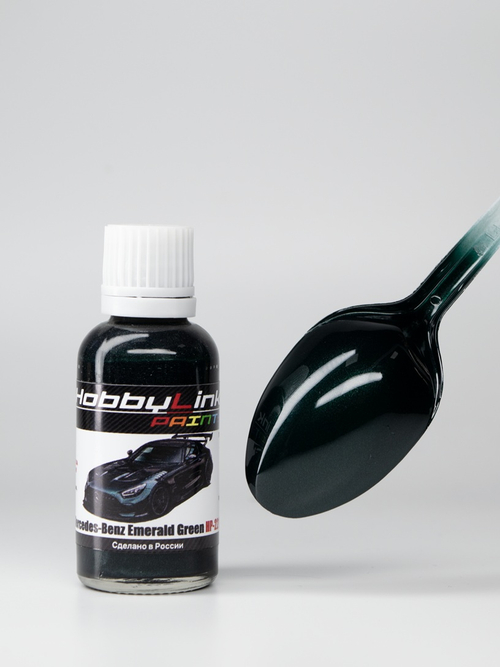 Краска лаковая HobbyLink Mercedes-Benz Emerald Green HP-2211