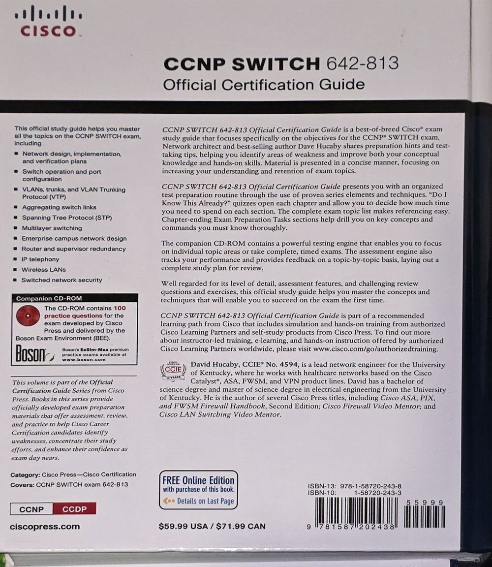CCNP SWITCH 642-813 Official Certification Guide