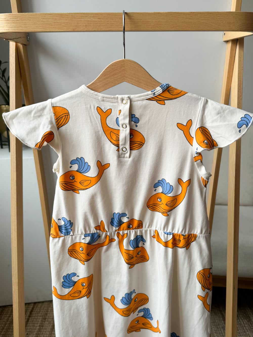 Хлопковое платье Mini Rodini, 122
