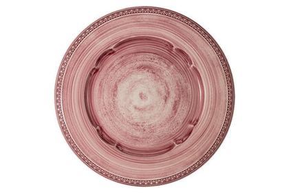 Тарелка 27см Matceramica Augusta розовая