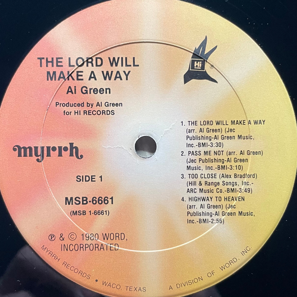 Al Green ‎– The Lord Will Make A Way (США 1980г.)