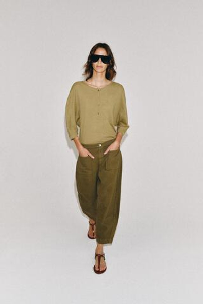 БРЮКИ BARREL — ZW COLLECTION — ZARA