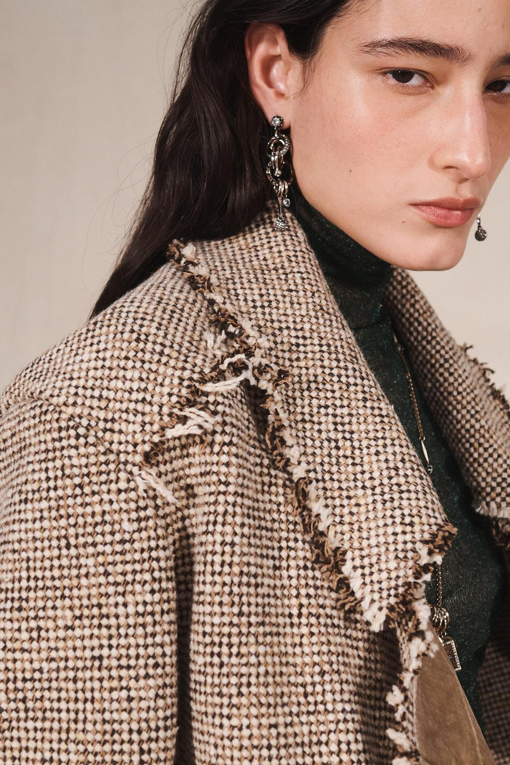 ZARA БРЮКИ В ПОЛОСКУ С КОНТРАСТНЫМ НИЗОМ — LIMITED EDITION, ЧЕРНЫЙ