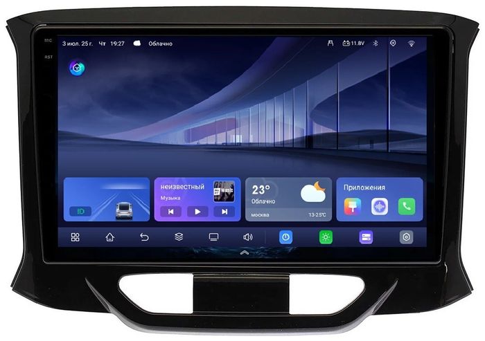 Магнитола для Lada Xray 2016+ - Kuberg QLed+2K, Android 14, TS105, Быстрейшая, CarPlay, SIM-слот