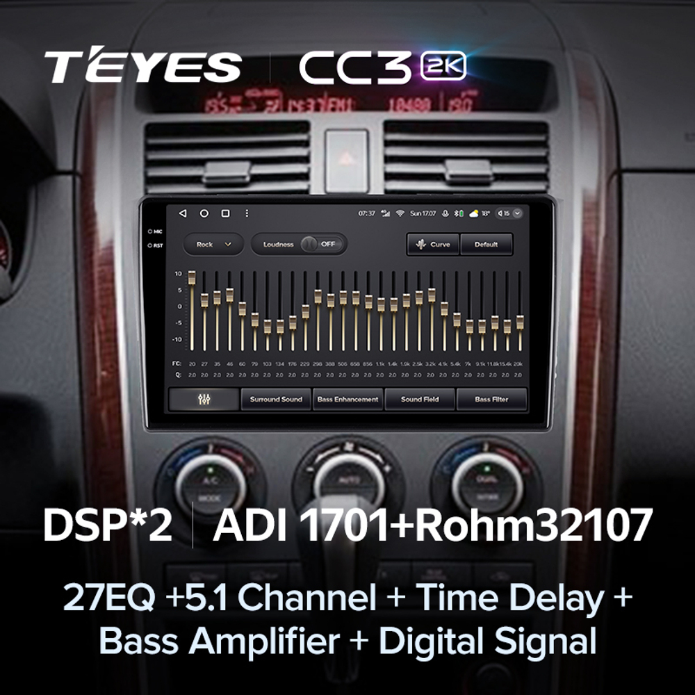 Teyes CC3 2K 9"для Mazda CX-9 2006-2016