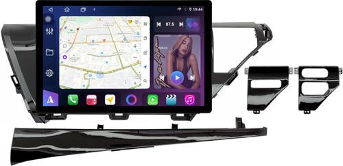Магнитола для Toyota Camry 70 2017-2021 (без JBL) - FarCar BX877 монитор 13" 2K QLED на Android 13, TS10, 6+128, CarPlay, 4G SIM-слот
