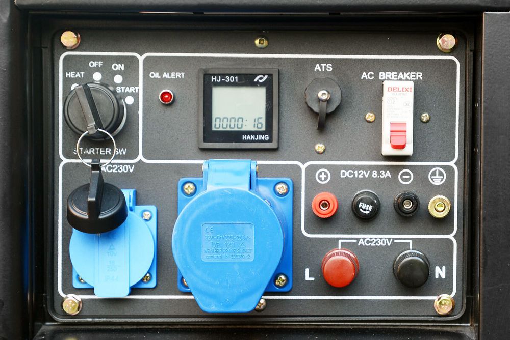 Дизель генератор TSS SDG 7000EHA - [6.5 кВт / 28,2 А] в блоком АВР