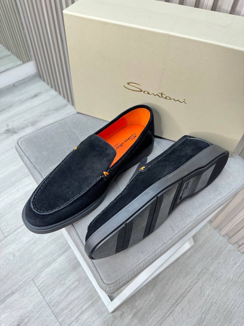 Лоферы Santoni