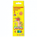 Карандаши 6цв. 3-гран. (Каляка-Маляка)