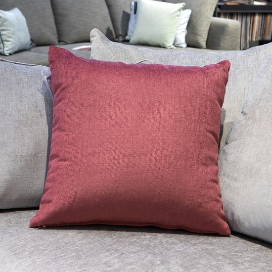Подушка декоративная TELAS, MOD INTERIORS цвет бордовый