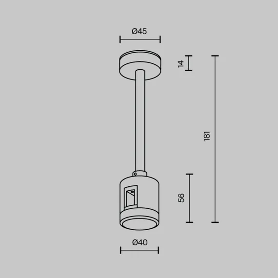Крепление потолочное Accessories for tracks Flarity TRA156C-IPCL1-BS Maytoni