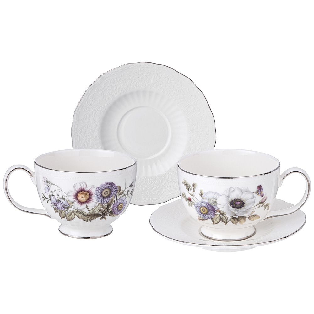 ЧАЙНЫЙ НАБОР LEFARD "BOUQUET" НА 2 ПЕР. 4 ПР. 280 МЛ (КОР=24НАБ.)