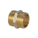 Ниппель латунь никель Ду 25 (1") НР 9022 ГОСТ 32585-2013 Aquasfera 9022-03