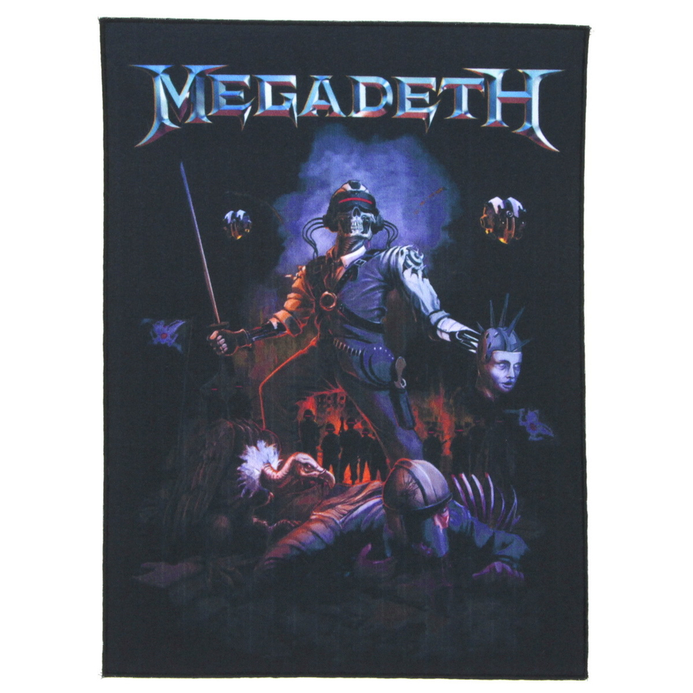 Нашивка спиновая Megadeth