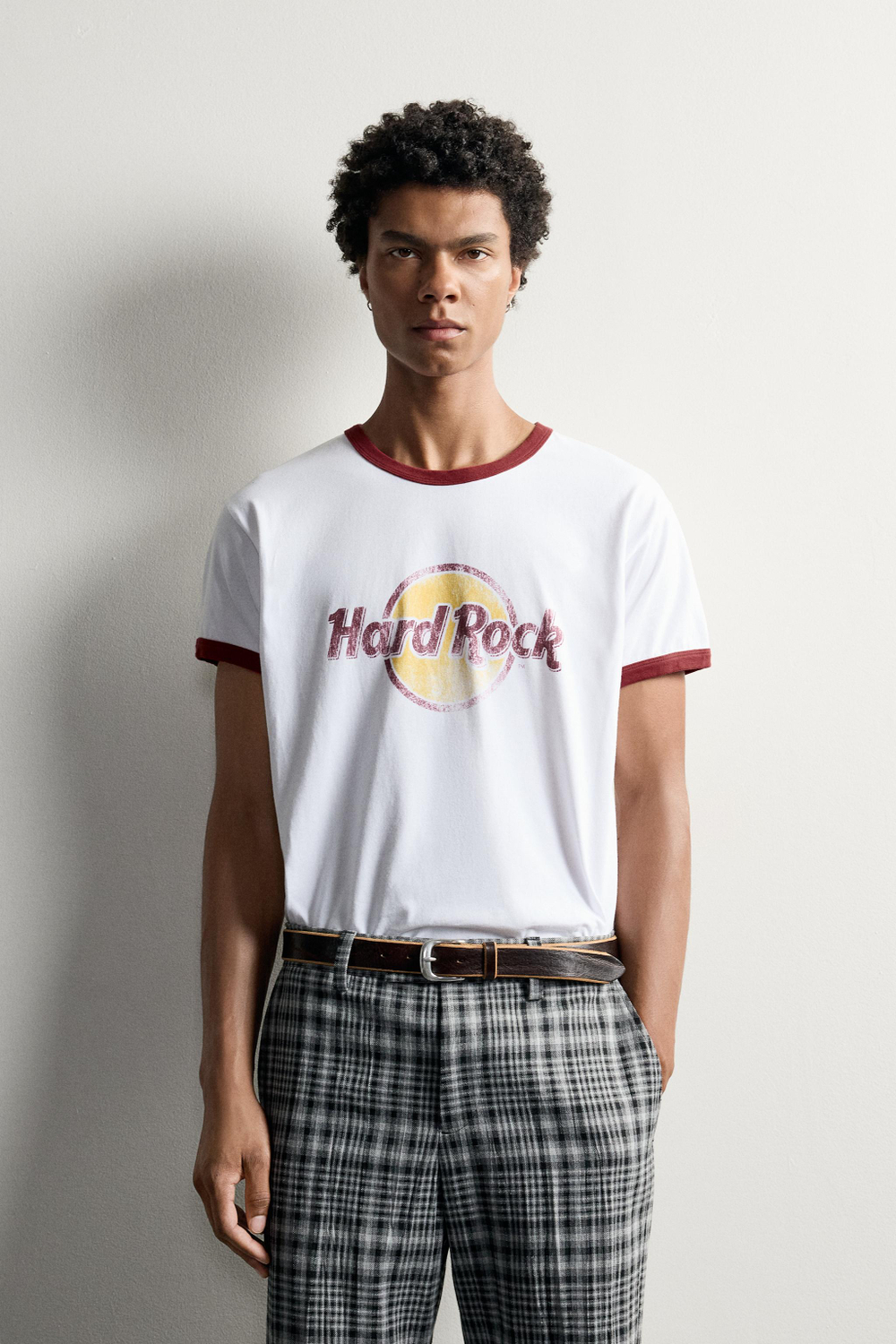 ФУТБОЛКА С КОНТРАСТНЫМ ПРИНТОМ HARD ROCK INTERNATIONAL© — ZARA