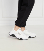 Кожаные кроссовки Versace Jeans Couture - белый(75VA3SF4ZP311)