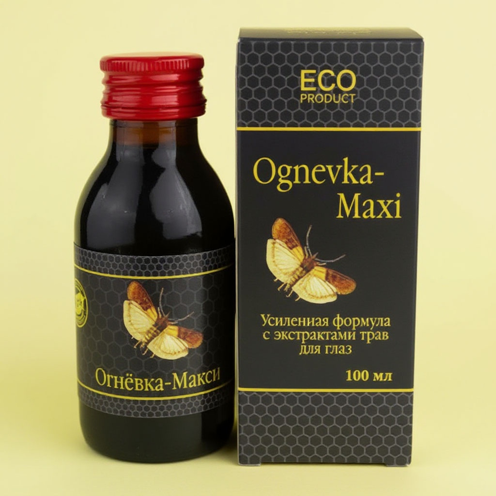 Огнёвка МАКСИ (с экстрактами трав для глаз) 100 мл., "Жива"