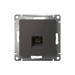 Розетка компьютерная RJ45 кат. Systeme Electric AtlasDesign Базальт ATN001486