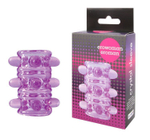 Открытая фиолетовая насадка на пенис Crystal Sleeve - 5,5 см. (Цвет: фиолетовый)