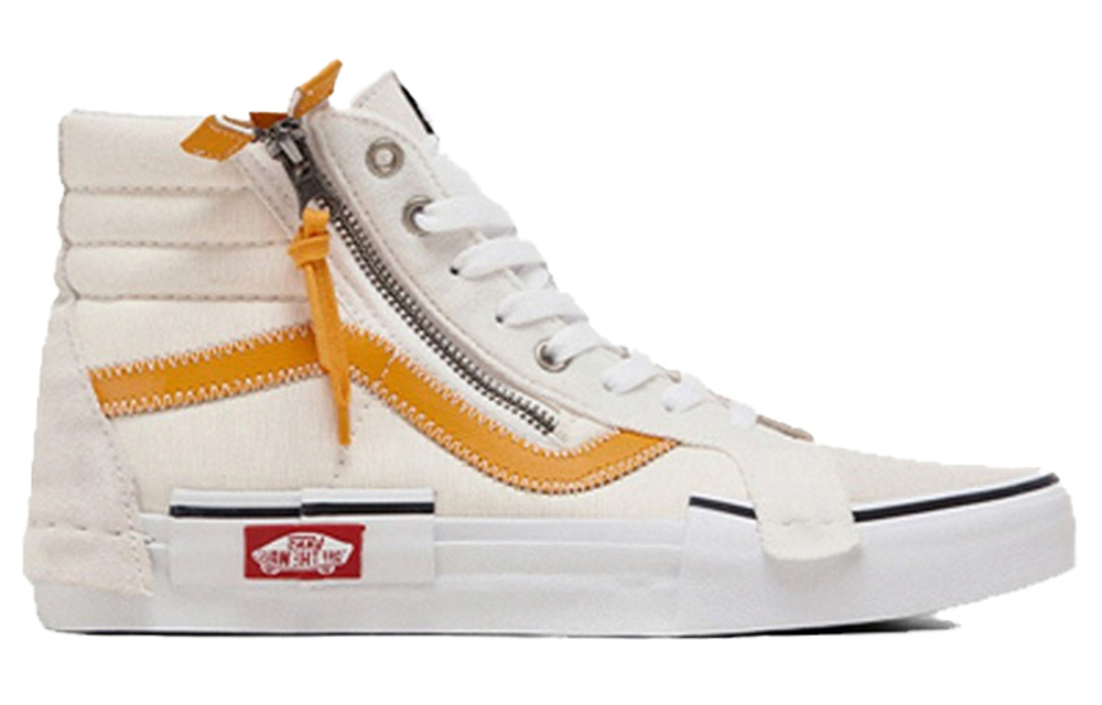 Vans SK8 HI Shoes White/Yellow