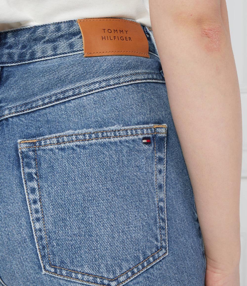 Джинсы CLASSIC STRAIGHT HW A LEO WRN Tommy Hilfiger - голубой(WW0WW40041)