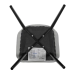 Стул Bradex Home Bruno светло-серый, искусственный мех