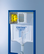 Инсталляция для подвесного унитаза Grohe Rapid SL 38750001 4 в 1 с кнопкой смыва