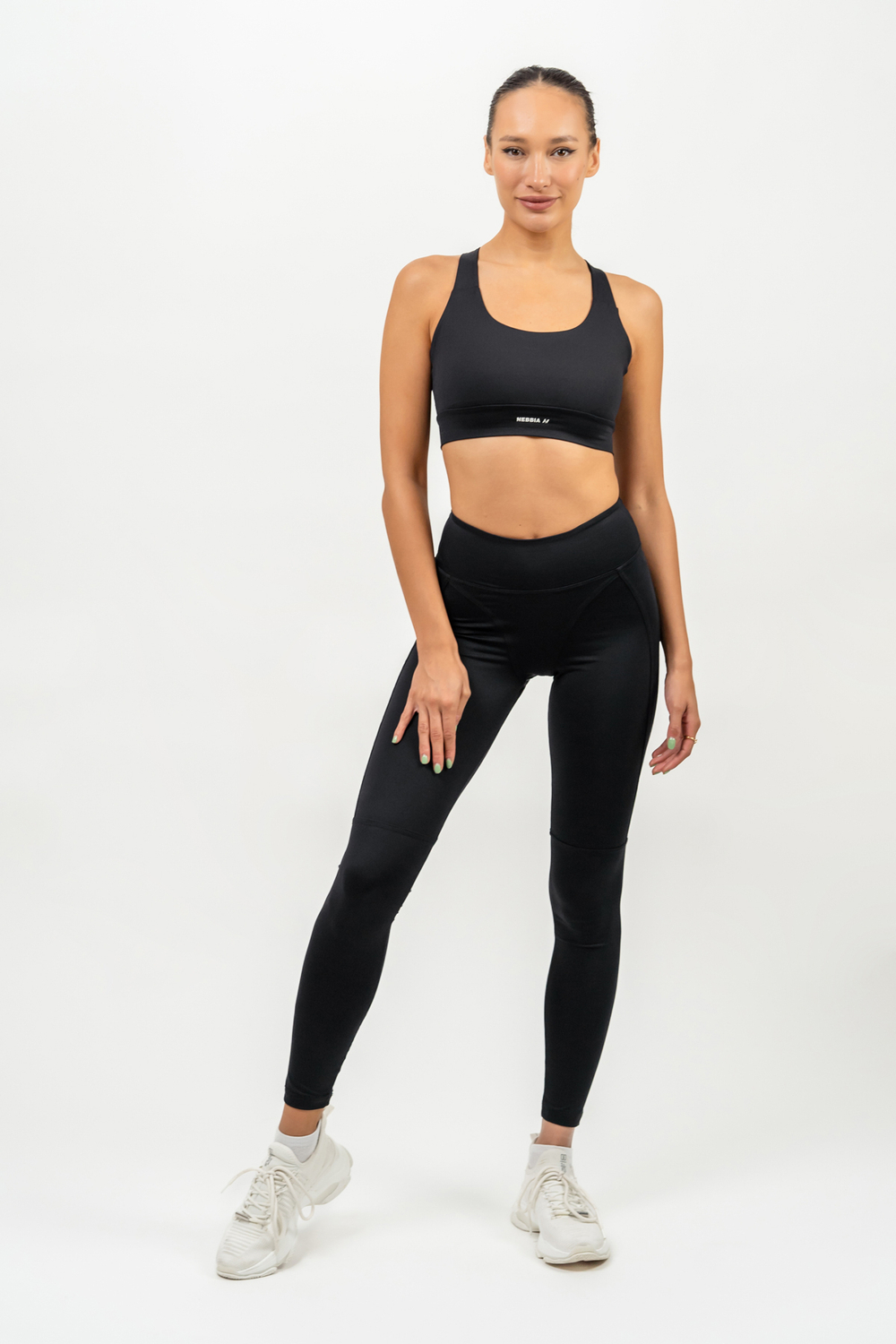 Топ MEDIUM-SUPPORT RACERBACK SPORTS BRA AGILE 471 Черный