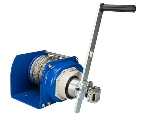 Лебедка ручная CHW-1.0, г/п 1000 кг, канат 40 м