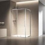 Душевой уголок Слим 8мм (Slim 8mm) VSR-6SL9013CL, 1300*900, хром, стекло прозрачное,