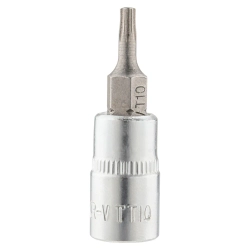 Головка-бита TORX T10H c отверстием, 1/4'' JCB JCB-3273210
