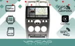 Магнитола для Lada Priora 2007-2013 (рамка серебро) - Vaycar VA33-3112-2K-1 на Android 13, Быстрая, 2K QLED, CarPlay, 4G SIM-слот