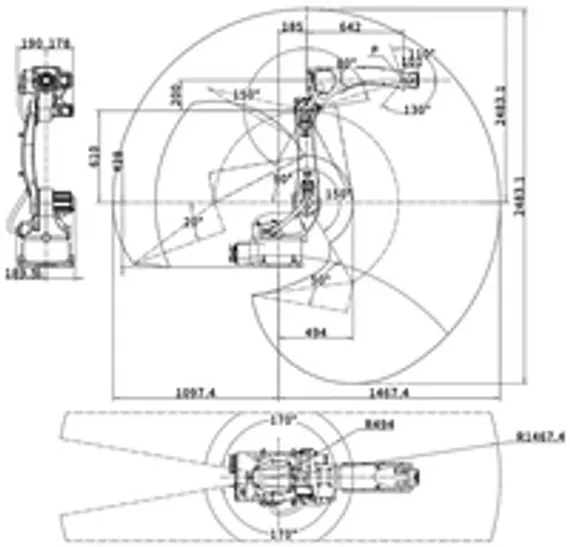 Промышленный робот CRP RH32-130
