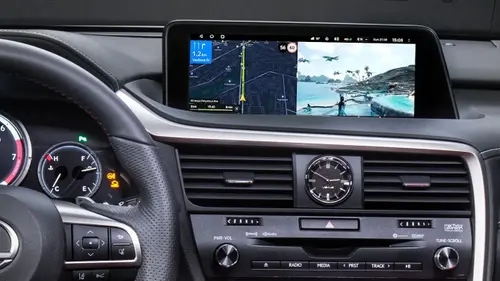 Мультимедиа блок с навигацией для Lexus RX200t, RX300, RX350, RX450h 2015-2019 AL20 (штатный экран 12.3") - RDL-LEX-H на Android 13, Быстрая, CarPlay, 4G SIM-слот