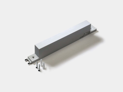 Блок питания накладной на трек, системы SLIM белый DRV-SLIM-150-WH, 48В, 150W, DRV-SLIM-150-WH
