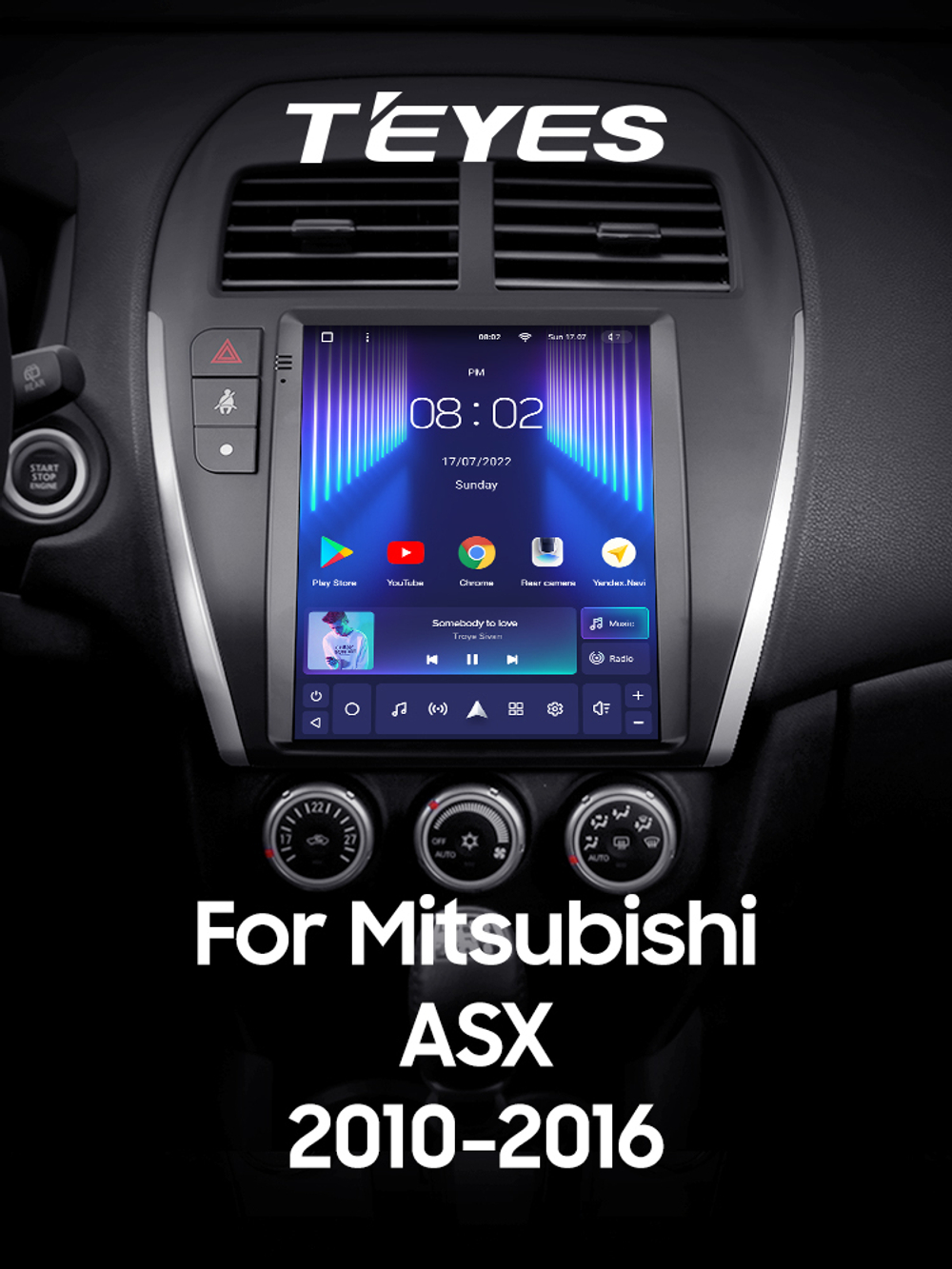 Teyes TPRO 2 9.7"для Mitsubishi ASX 2010-2016