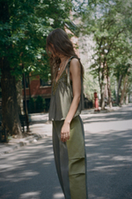УКОРОЧЕННЫЕ КОМБИНИРОВАННЫЕ БРЮКИ — ZARA