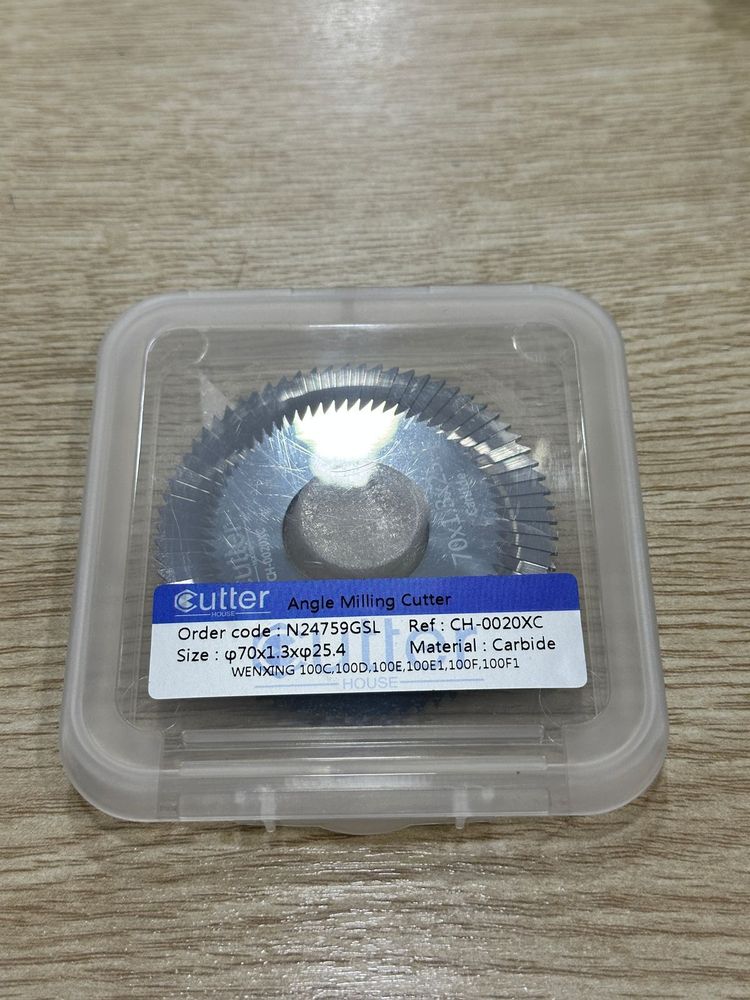 Фреза cutter прямая CH 0020 XC 70x1.3x25.4 (карбид) для станка 100E1  Арт.14479