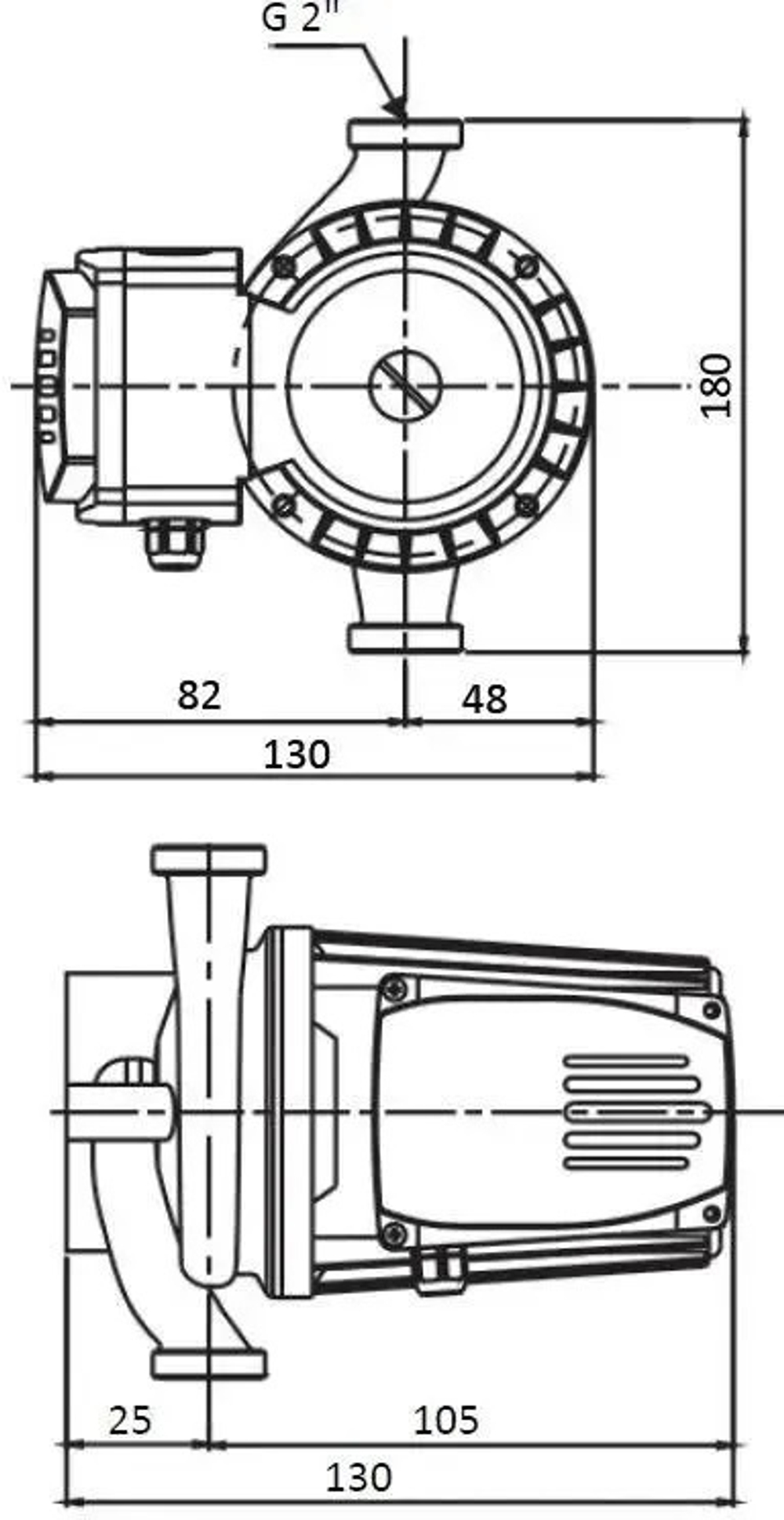 Циркуляционный насос SHINHOO BASIC S 32-6S 180