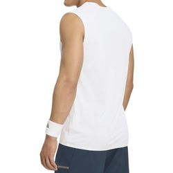 Мужская теннисная футболка Adidas Sleeveless - white