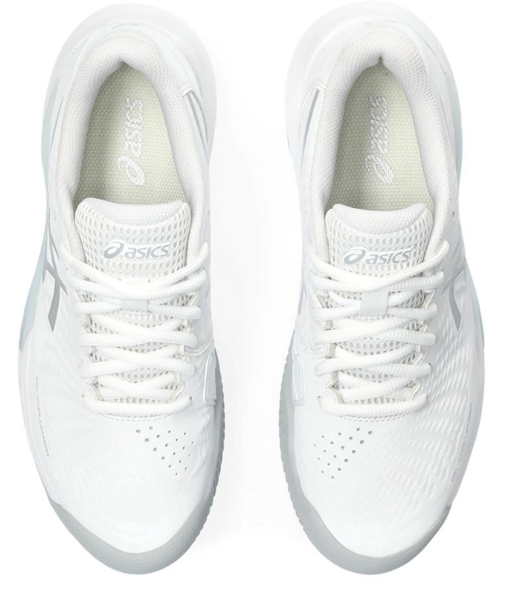 Женские Кроссовки теннисные Asics Gel-Challenger 14 Clay - white/pure silver