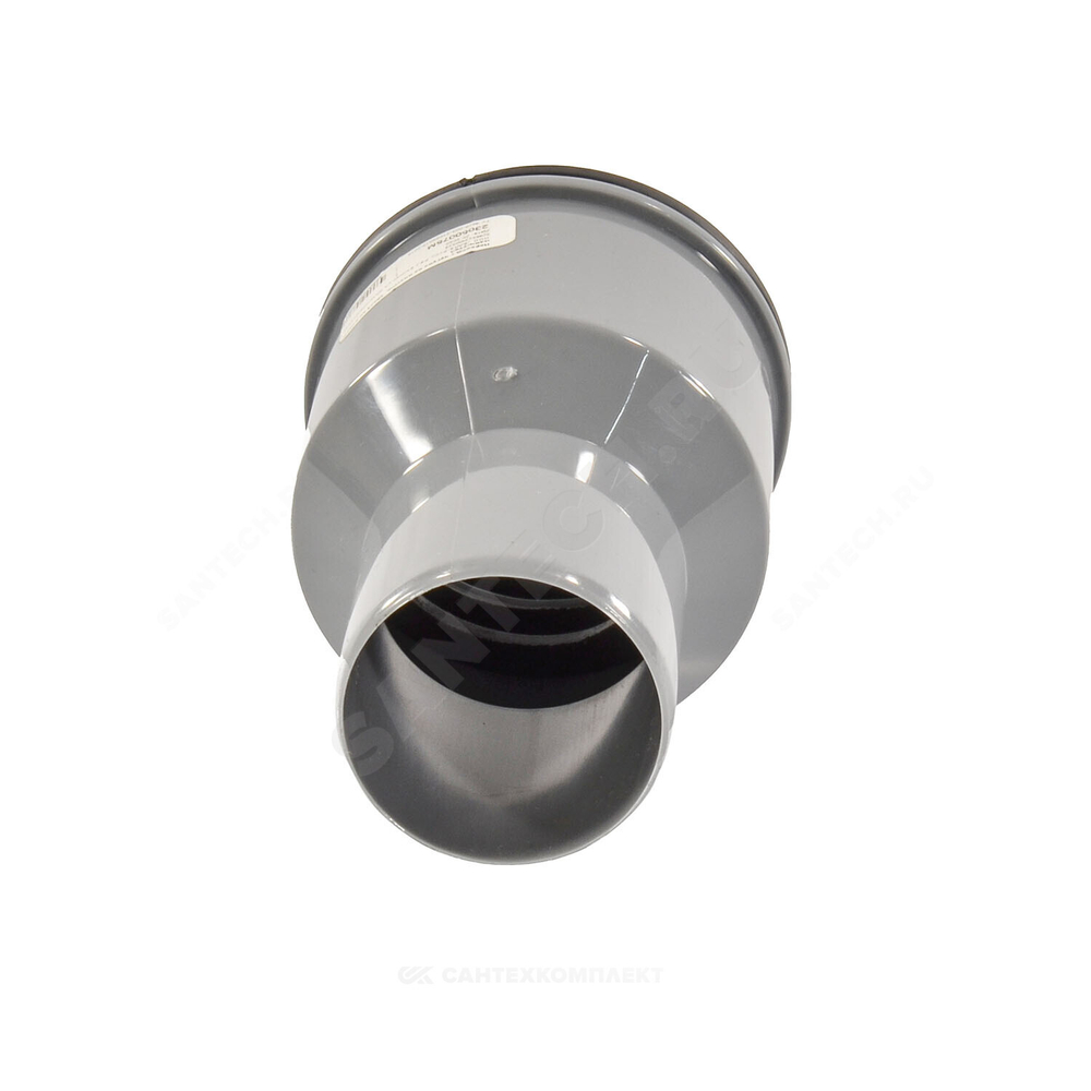 Переход PP-H на чугун серый BASE Дн 50х75 б/нап с манжетой VALFEX 23050075М