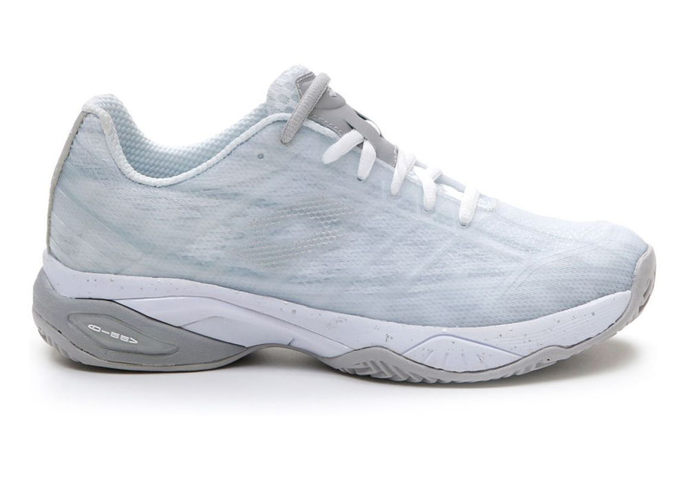 Женские Кроссовки теннисные Lotto Mirage 300 III Clay W - all white/vapor gray