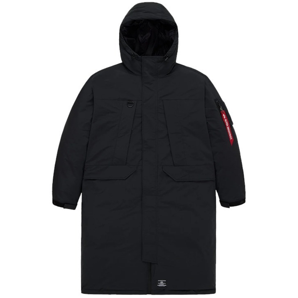 Пуховик Alpha Industries Seal Long Puffer Parka Black (Черный)