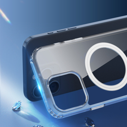 Усиленный прозрачный чехол с поддержкой MagSafe от Dux Ducis для iPhone 16 Pro Max, серия Clin Mag Series Case