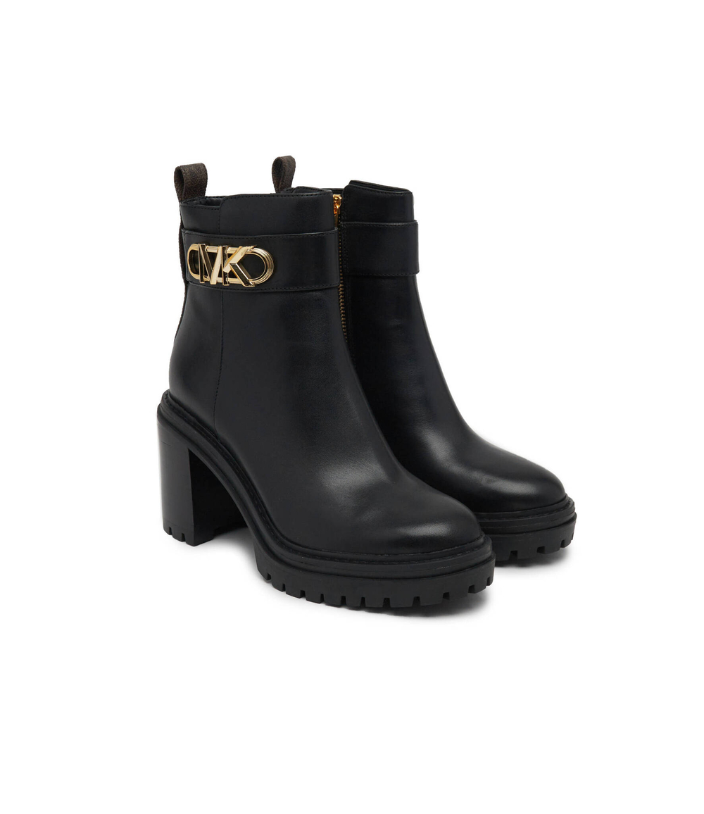Кожаные ботильоны parker Michael Kors - черный(40F2PKME7L)